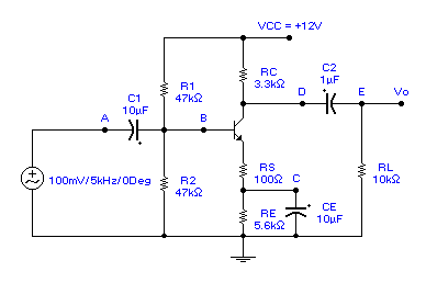 Common Emitter Amplifier Experiment